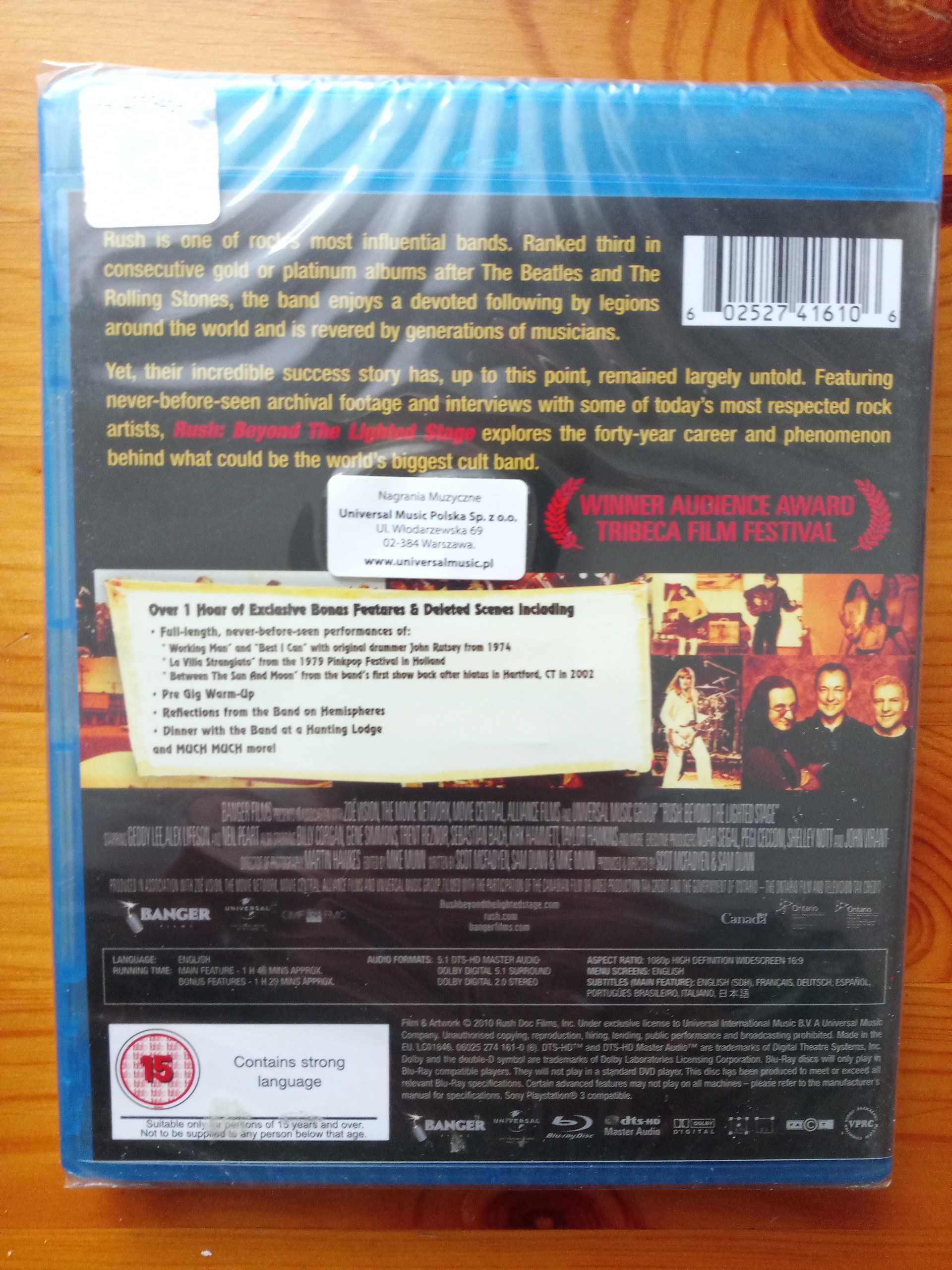 Rush - Beyond The Lighted Stage - Blu-ray NOWY FOLIA