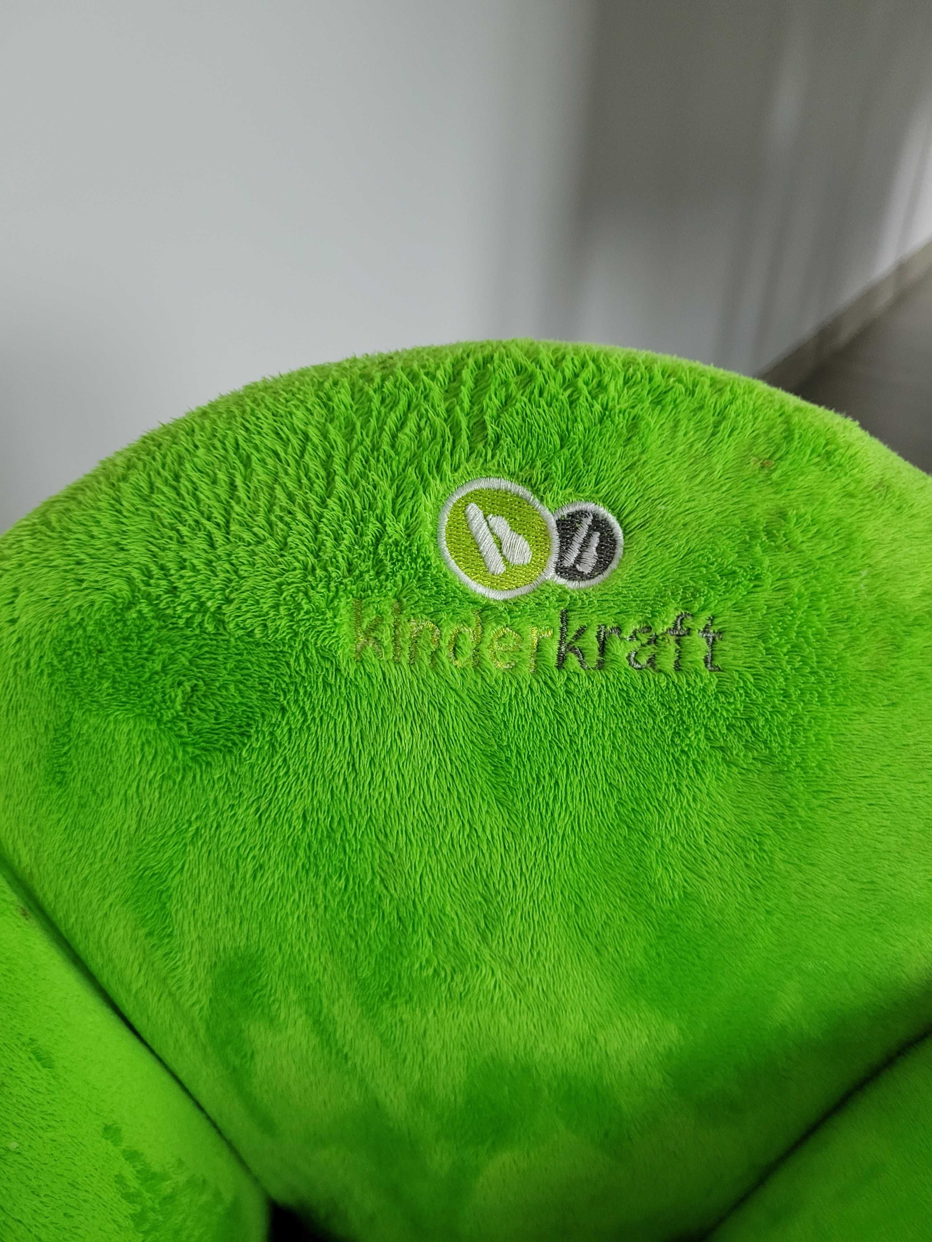 Kinderkraft Grający Słoń na biegunach zielony jezdzik