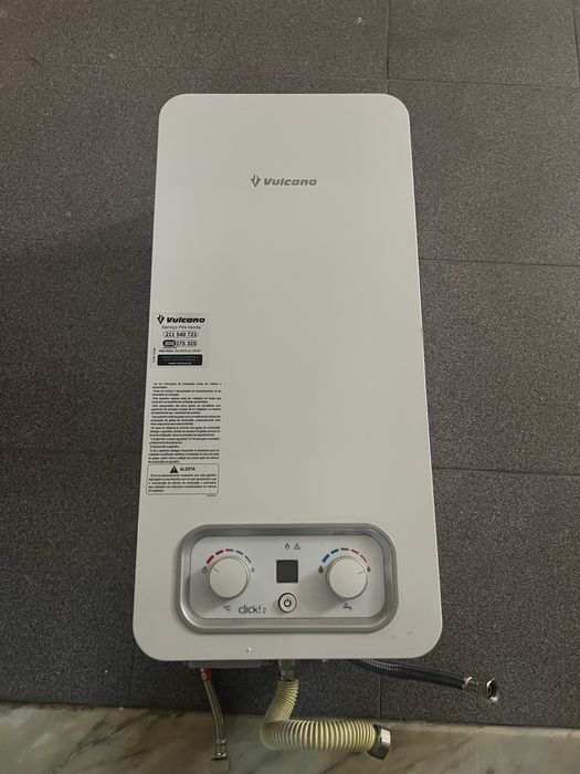 Esquentador Vulcano Click 2 WRD10-4 KB 23 VU 10 litros gás natural