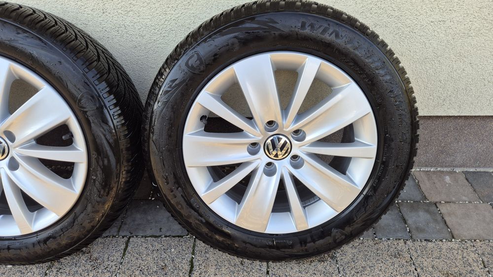 Koła felgi aluminiowe 16" VW Sharan 5x112 opony zimowe