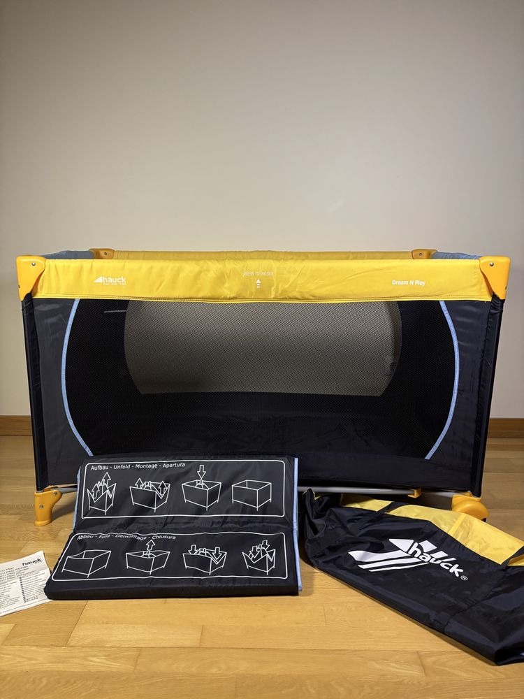 Cama de Viagem para Bebé Hauck com Colchão