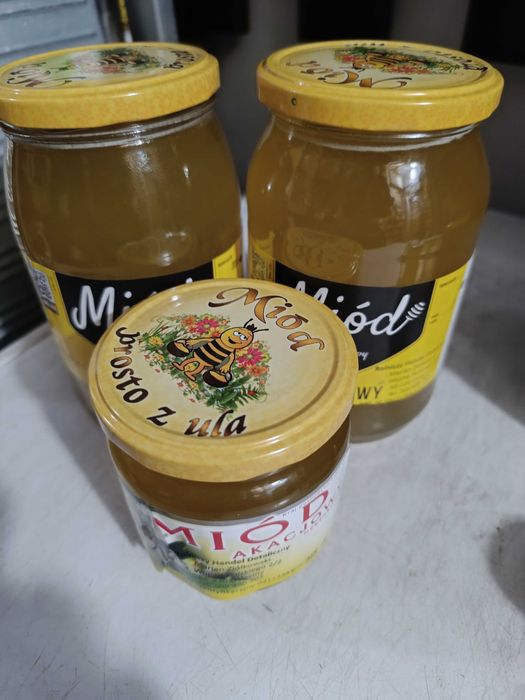 Miód akacjowy 2 kg z własnej pasieki