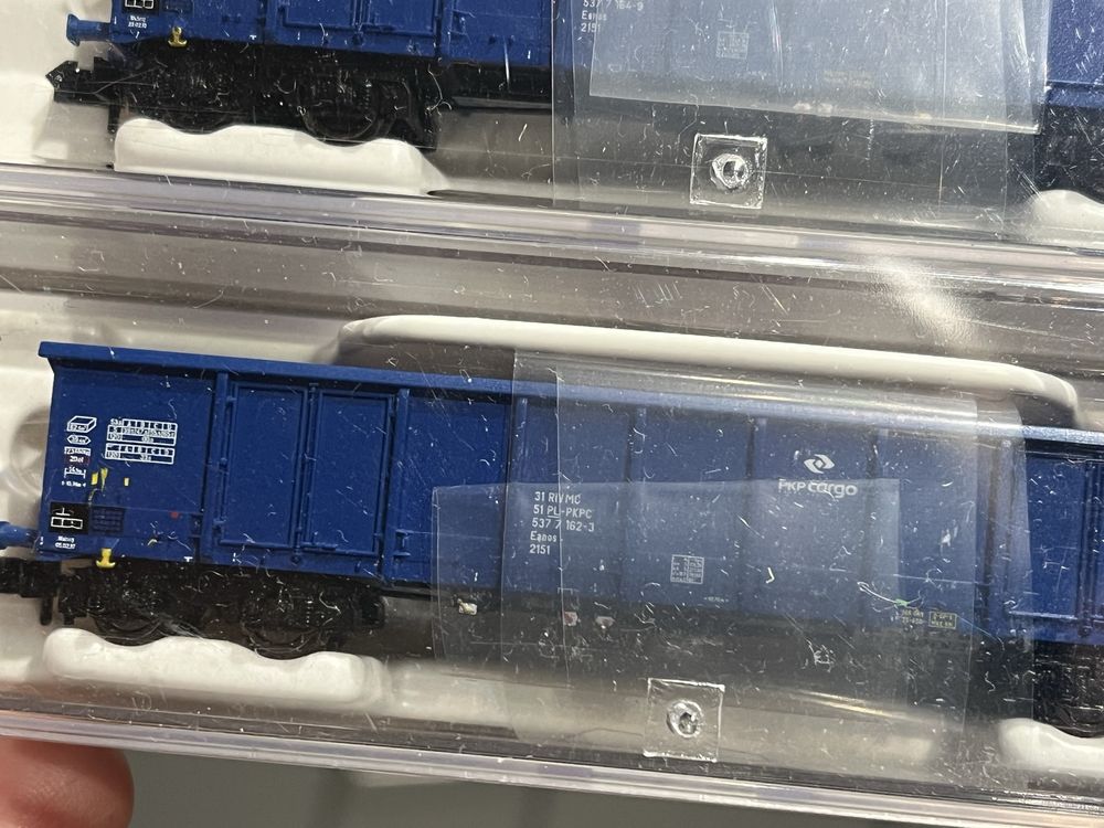 Wagony fleischmann Eanos / Eaos PKP Cargo skala 1:160 N