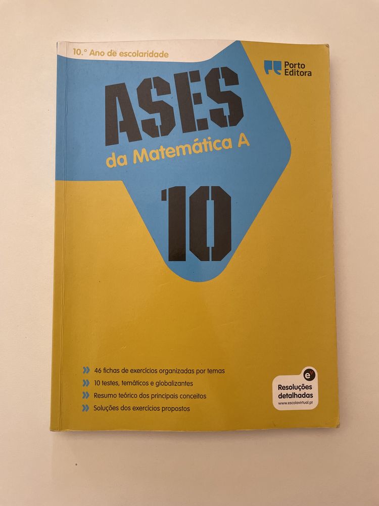 ASES da Matemática 10° ano - Livro de preparação para exame