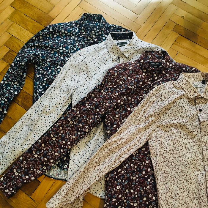 Сорочка Zara Man Topman нова slim fit чоловіча рубашка