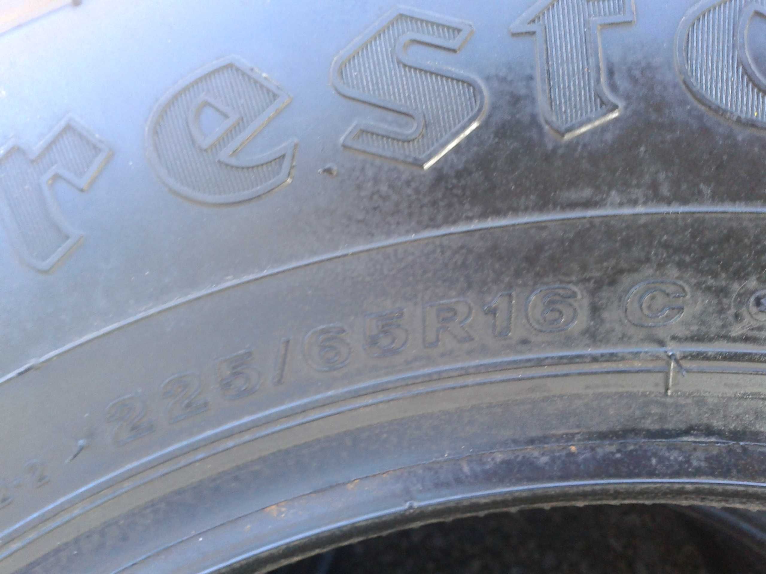 opony r16 firestone 225 65 vanhawk 2 jak nowe mielec master iveco 4szt