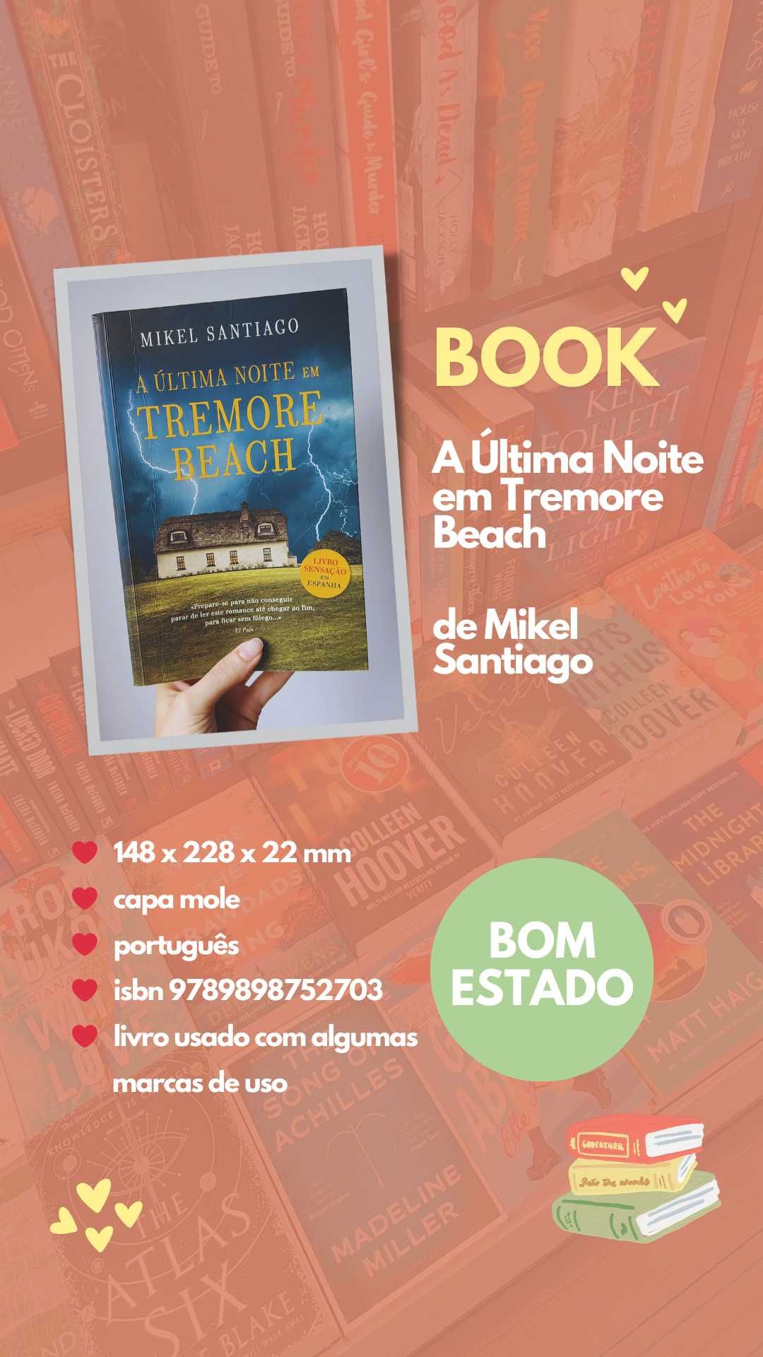 A Última Noite em Tremore Beach de Mikel Santiago