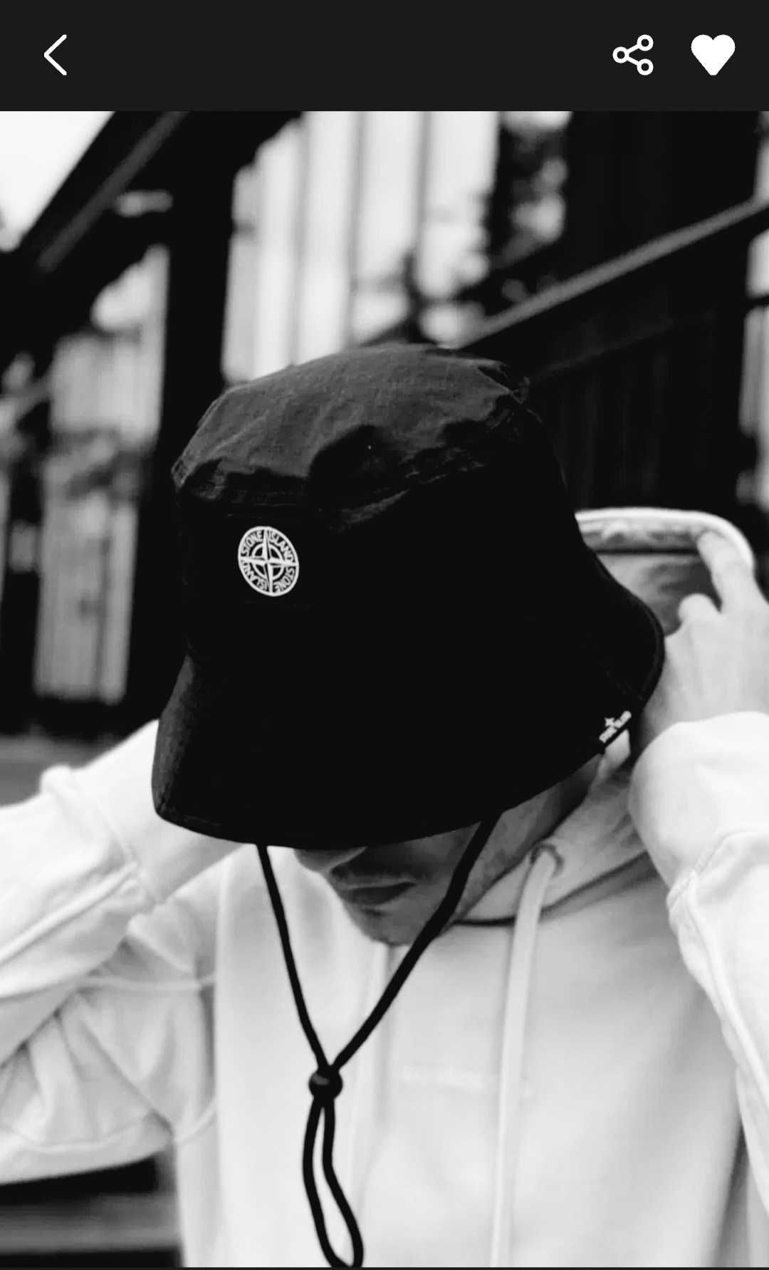 Fajna panama,,Stone Island"! Dla miłośników swobodnego stylu!