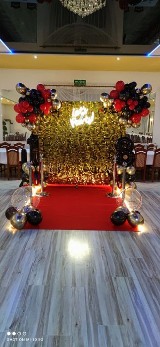 Ścianki foto, ścianki cekinowe, Chrzest, Komunia, Roczek, 18, urodziny