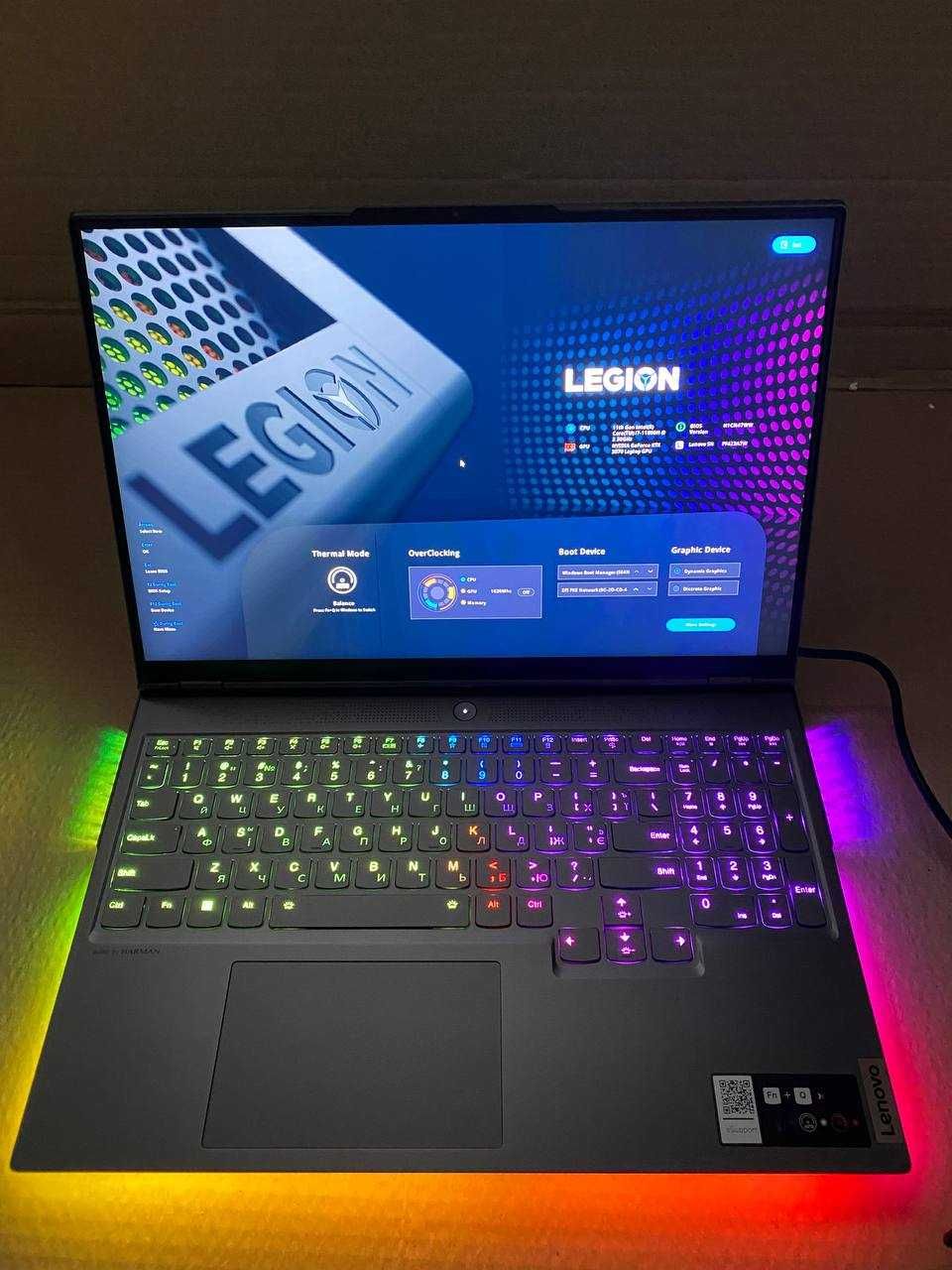 Lenovo Legion 7 16ITHg6 (82K6005LUS) RTX 3070, 16RAM,2TB SSD, i7-11800