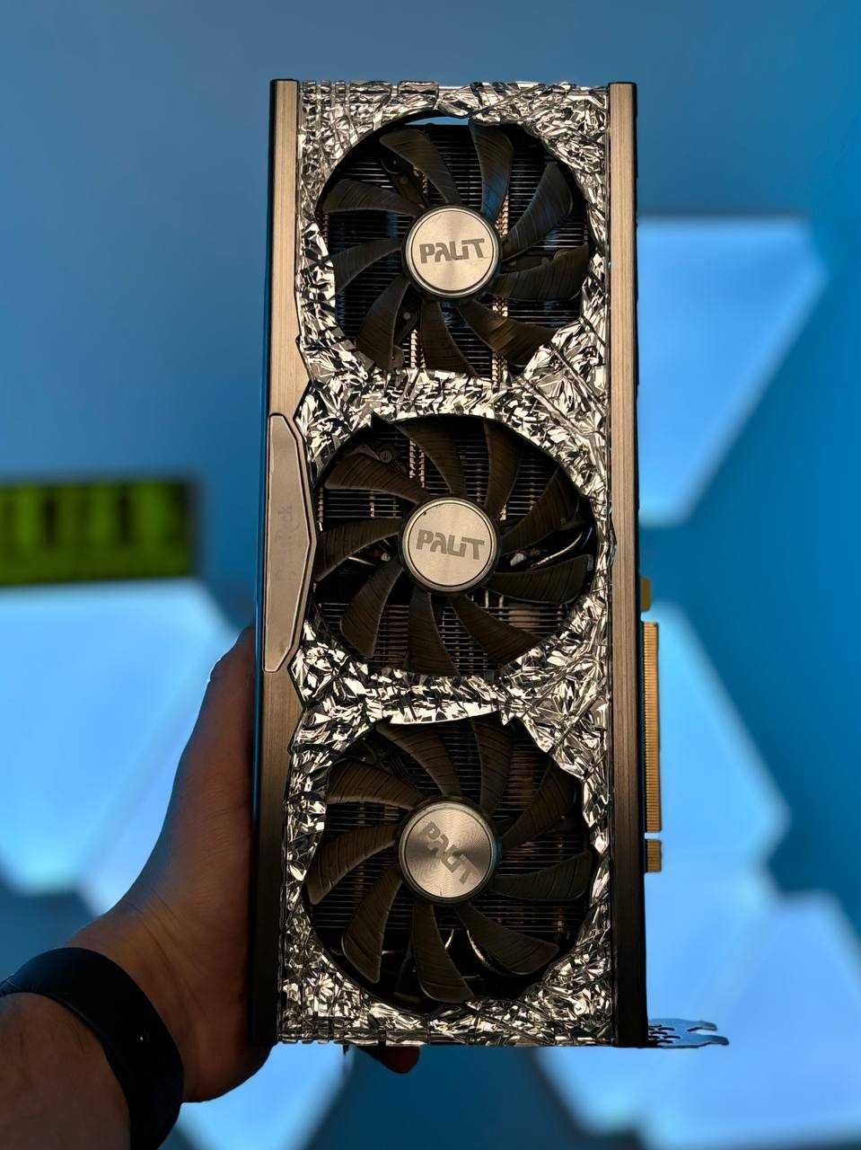Відеокарта ТОП ЖИР Palit GAMEROCK RTX3090 OC 24Gb KLAVAcomp