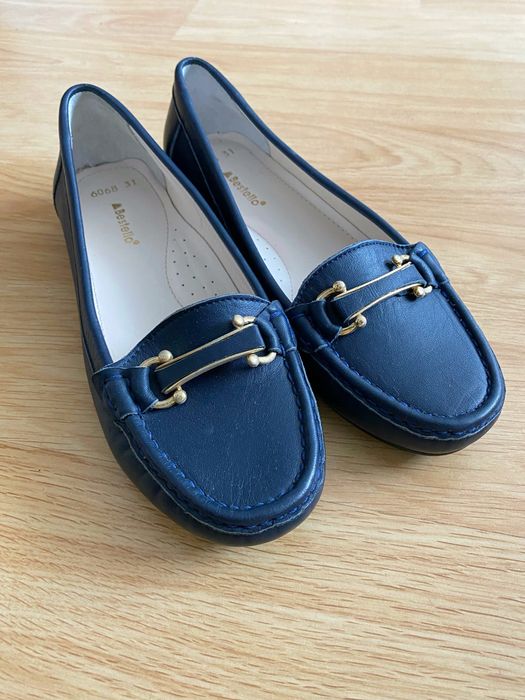 Балетки кожа