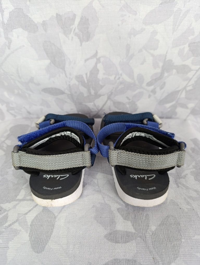 Sandały Clarks 22 Niebiesko Szare