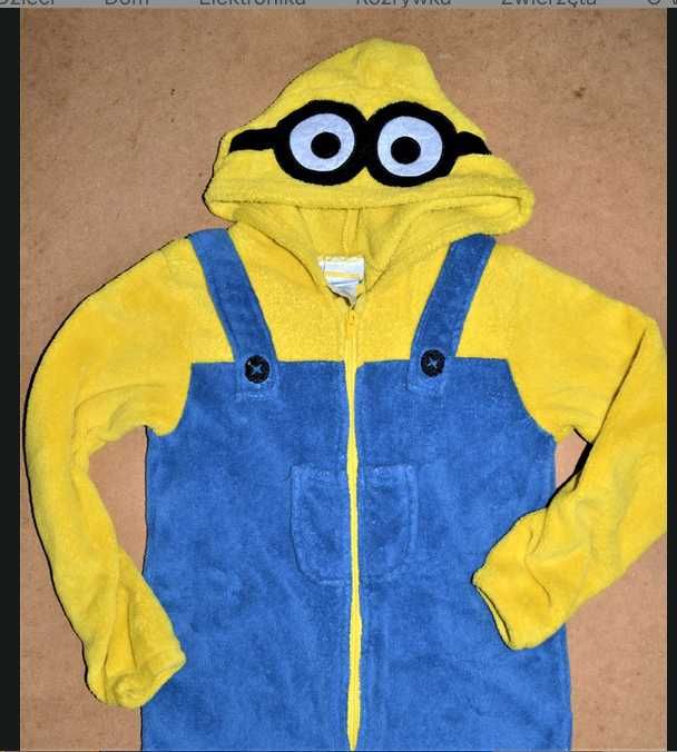 11^ Minionek Minions strój piżama przebranie 5/6 Lat_110/116 cm