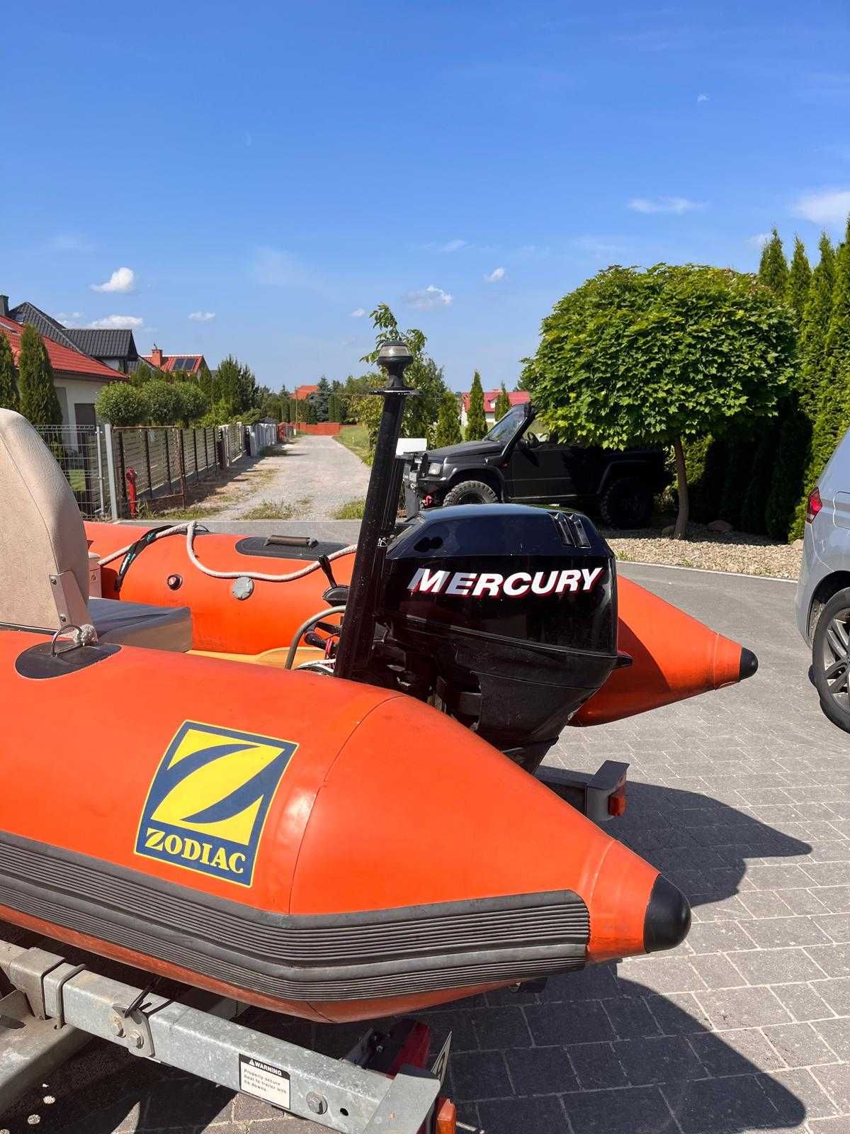 Sprzedam, ponton Zodiac rib z silnikiem Mercury 15 hp. cały zestaw