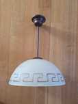 Żyrandol/lampa z grubego szkła