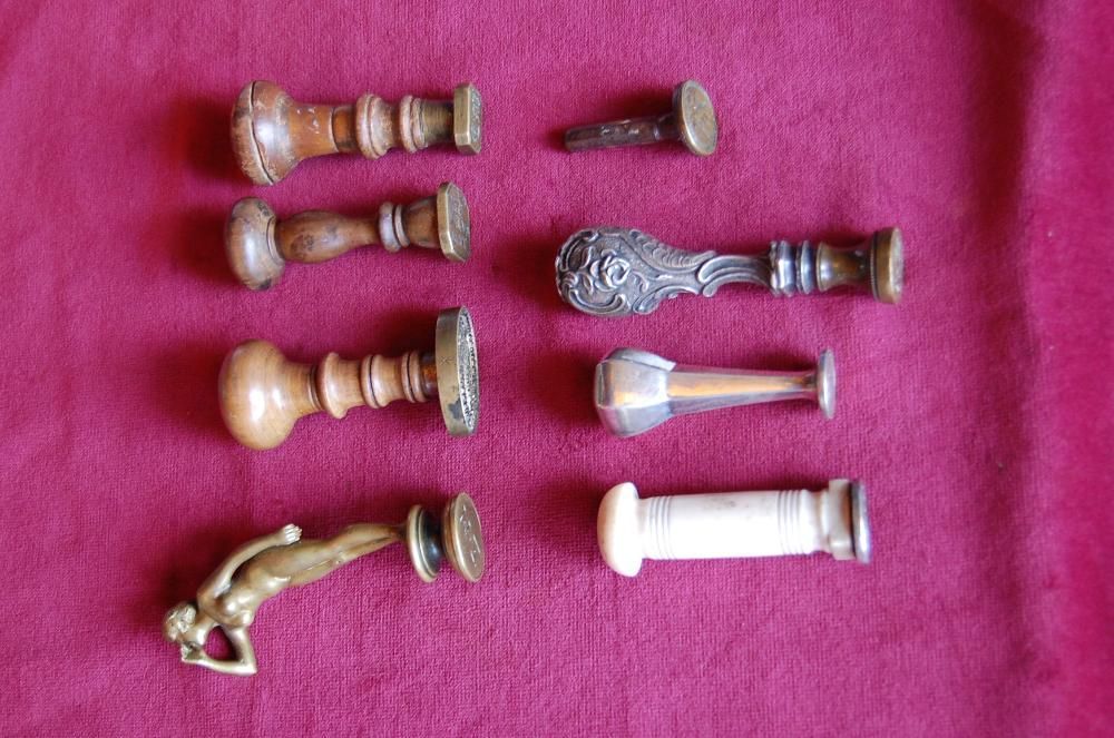 Kolekcja pieczątki laskowe ,  możliwa wymiana