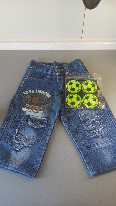 Джинсы (капри) детские + подарок.
