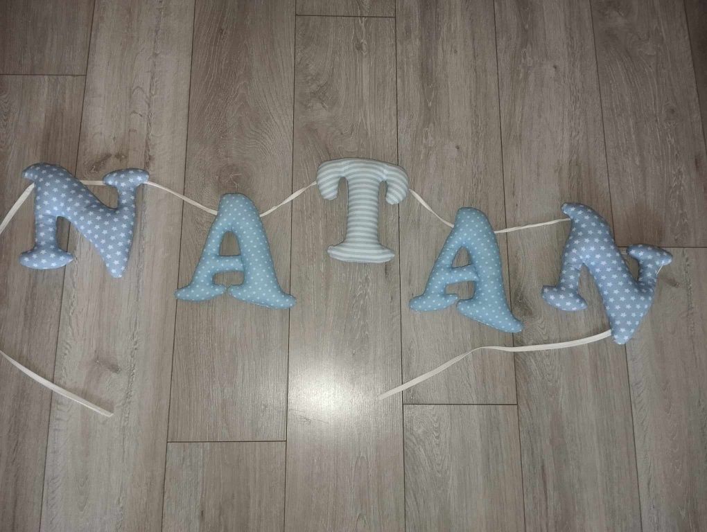 Literki z napisem Natan