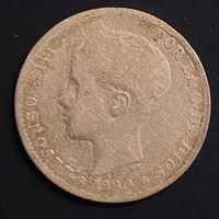 Hiszpania, 1 peseta, 1900 rok, Ag 0,835