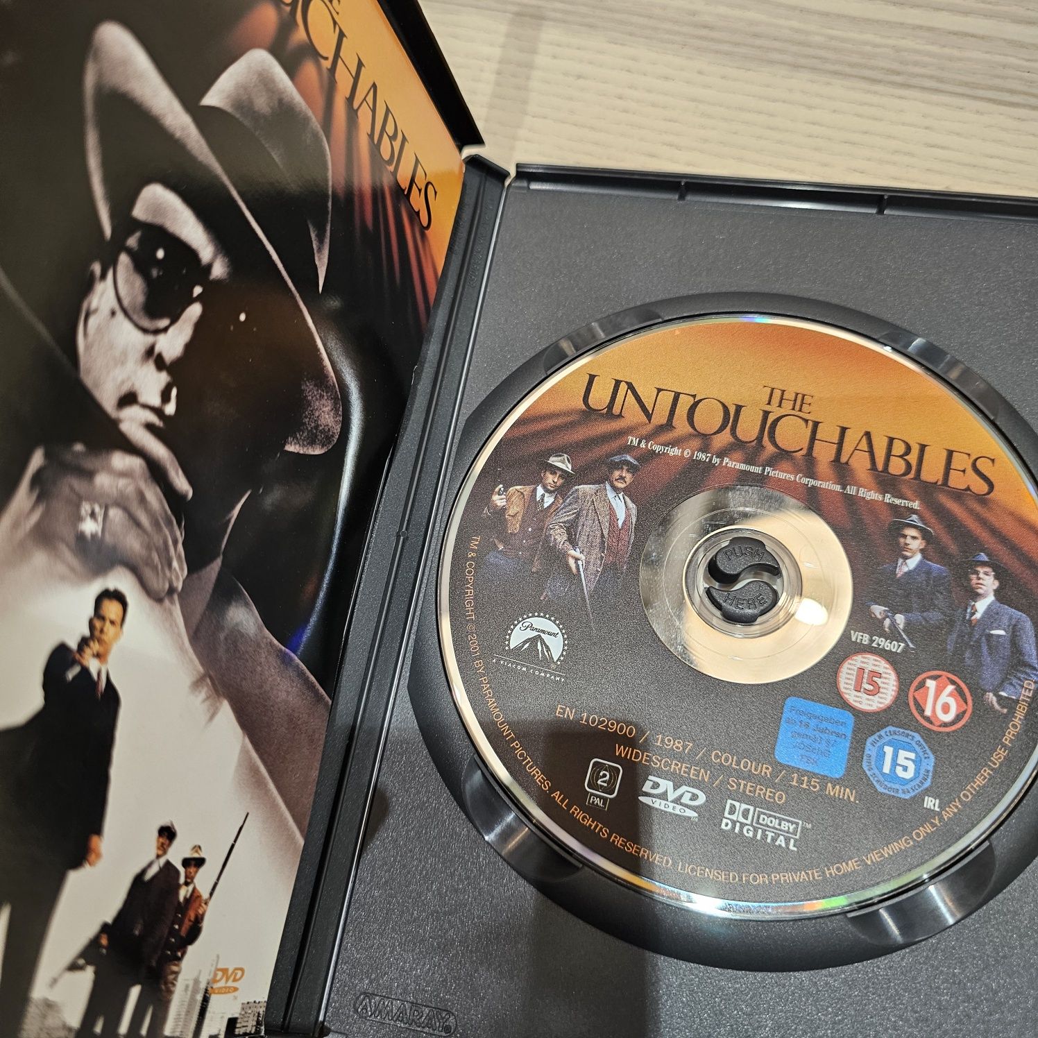 The Untouchables Nietykalni film dvd Brian de Palma