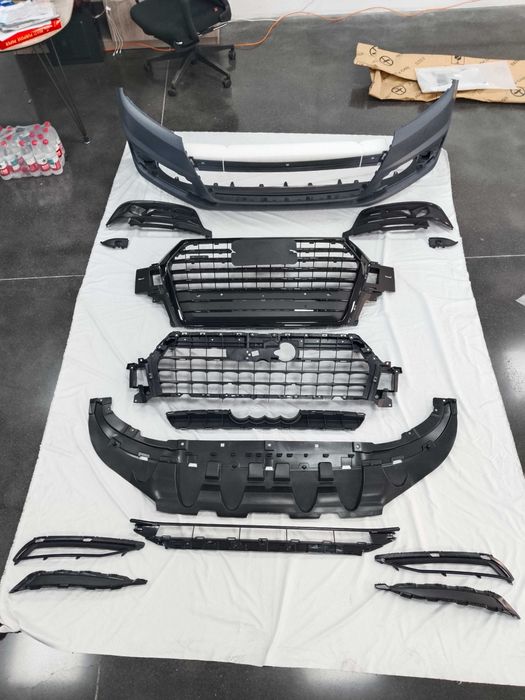 Передній бампер Audi Q7 4M SLine 2015-2019 р audi q7 4m +Підрешітник
