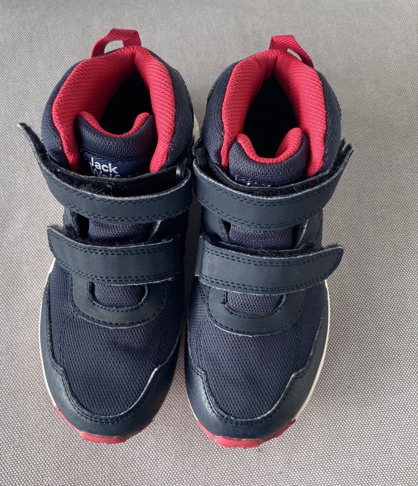 Buty Jack Wolfskin wysokie, granatowe, rozm. 32