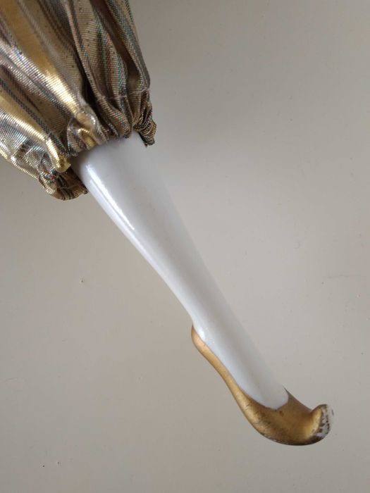 Винтажная салонная будуарная кукла фарфоровый Арлекин Пьеро Венеция