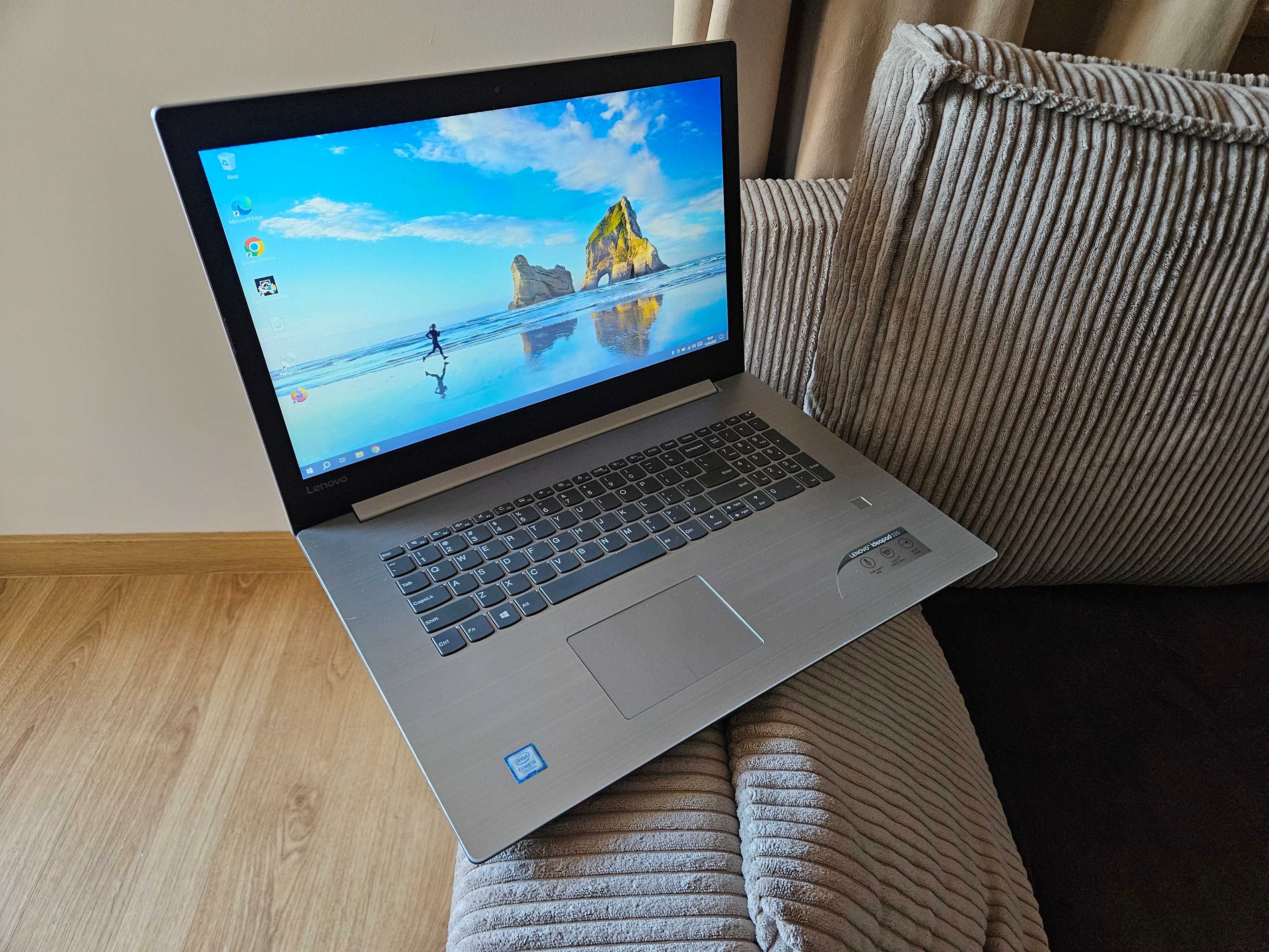 Laptop LENOVO 17 cali - multimedialny