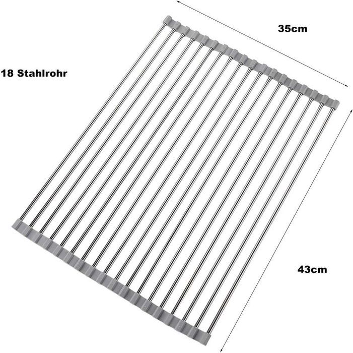 ViWaVee Składany i zdejmowany ociekacz do naczyń nad zlewozmywak