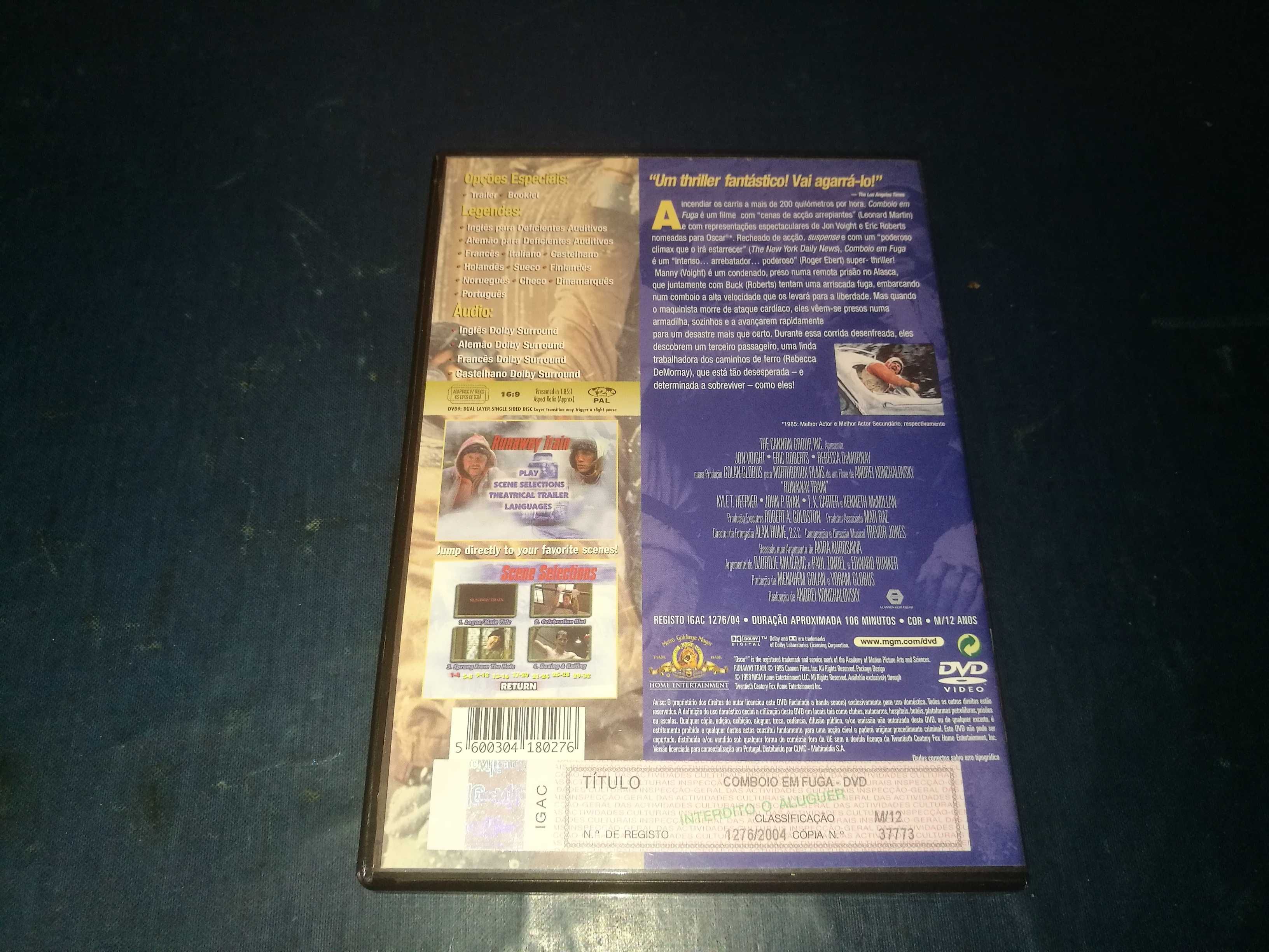 COMBOIO EM FUGA DVD (legendagem em Português)