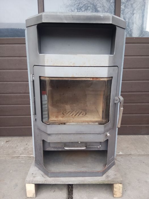 Solidny Piecyk kominek 8kW klasa premium kamienie szamot Wamsler akum