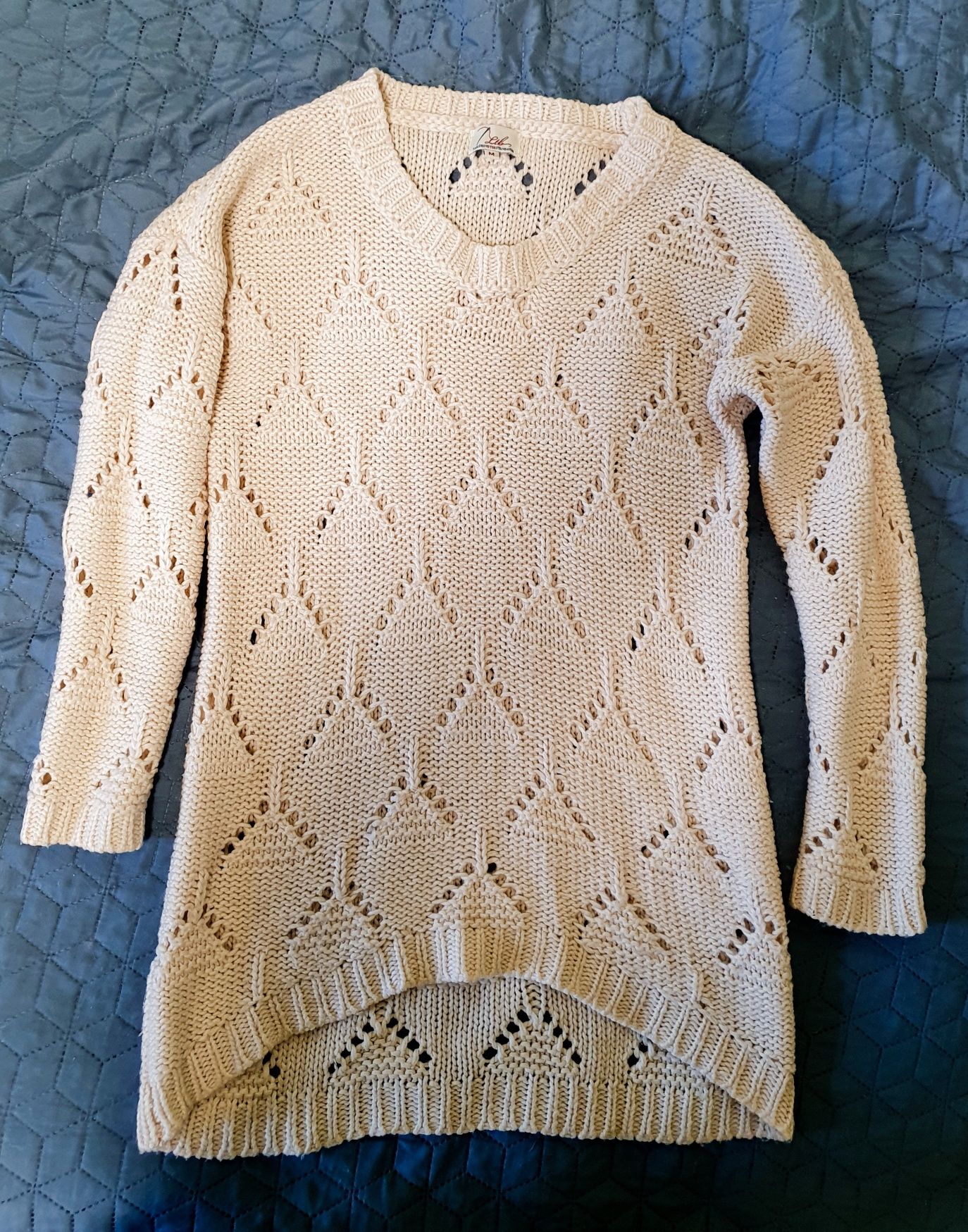 Длинный свитер платье крупная вязка Ltb size M