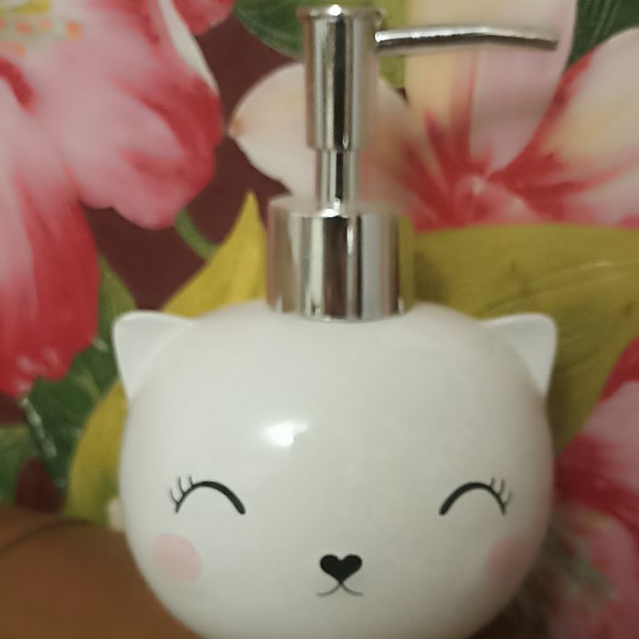 Дозатор для рідкого мила MBM MY HOME Cute Cat, White
Кнопкові
Зас