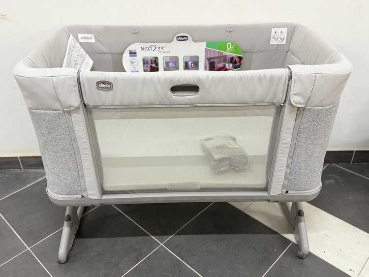 [OUTLET] Chicco Next2Me Forever Łóżeczko Dostawne 3w1 do 22kg Ash Grey