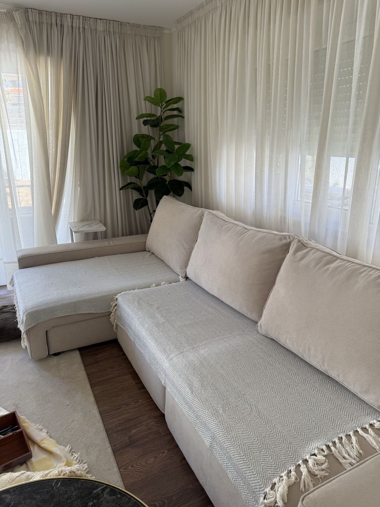 Sofa Banak Importa bege como novo