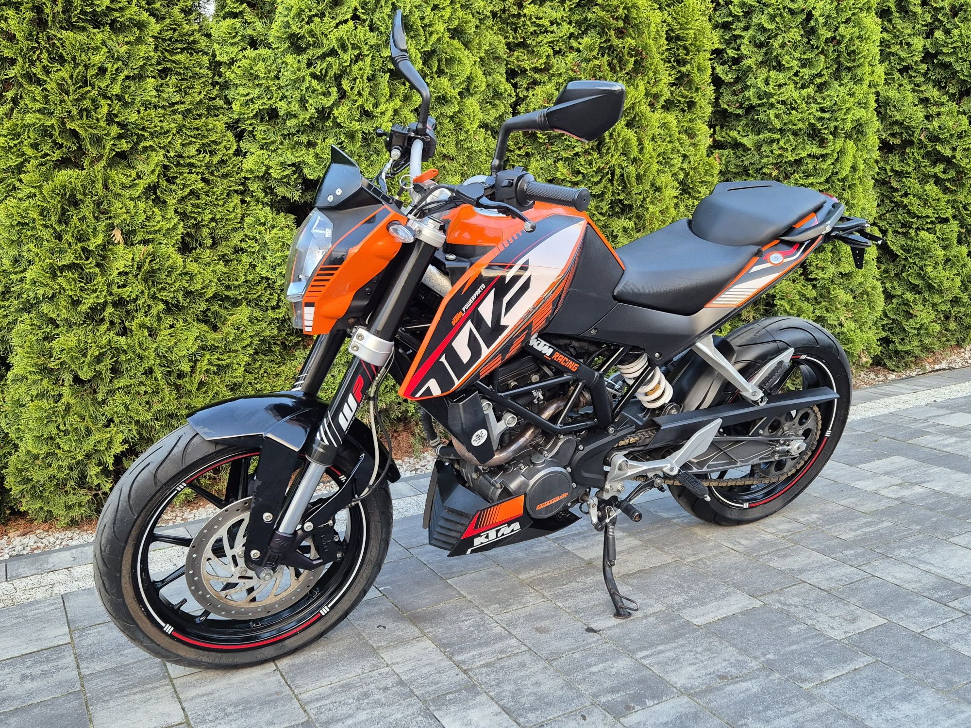 Ktm Duke 125 Wydech kat B a1