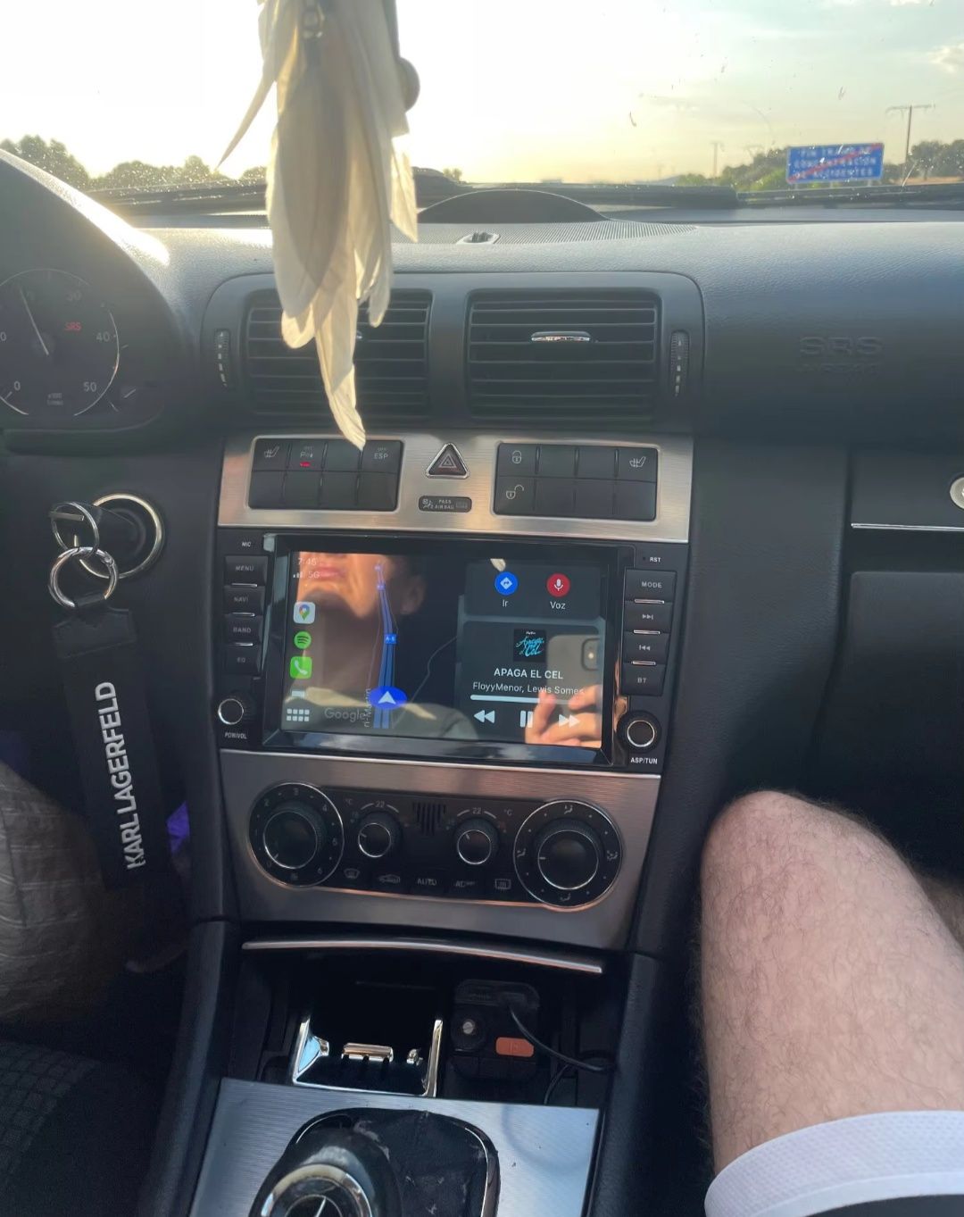Rádio Mercedes W203/CLC Android 13 com GPS (Novo)