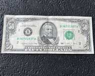 50 dolarów 1988 B USA stary banknot świetny stan mała głowa