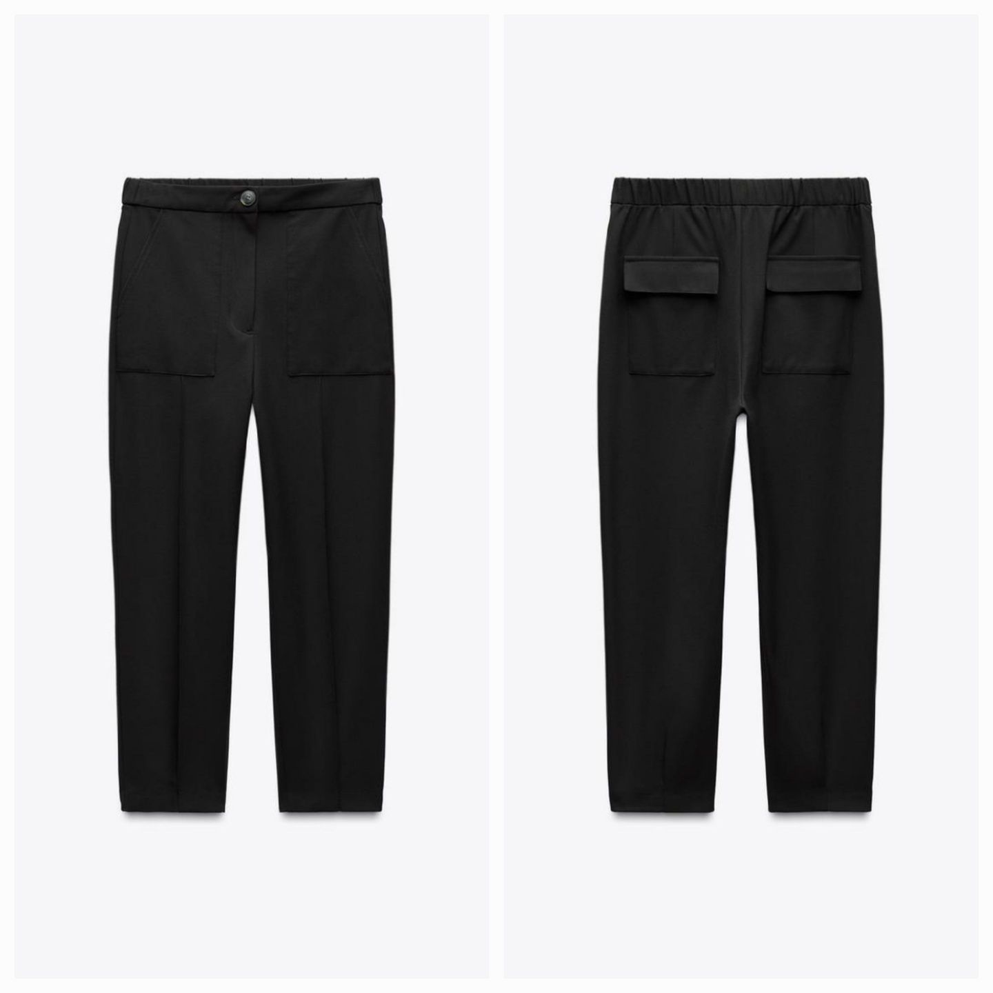 Трендові брюки carrot fit від Zara. Дуже вдала модель. Можна на літо.