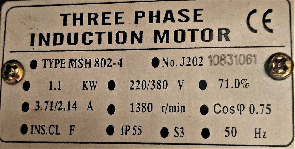Zasilacz hydrauliczny 380V, 1,1 kW.