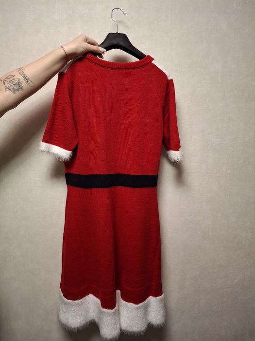 Новое новогоднее платье с шапочкой