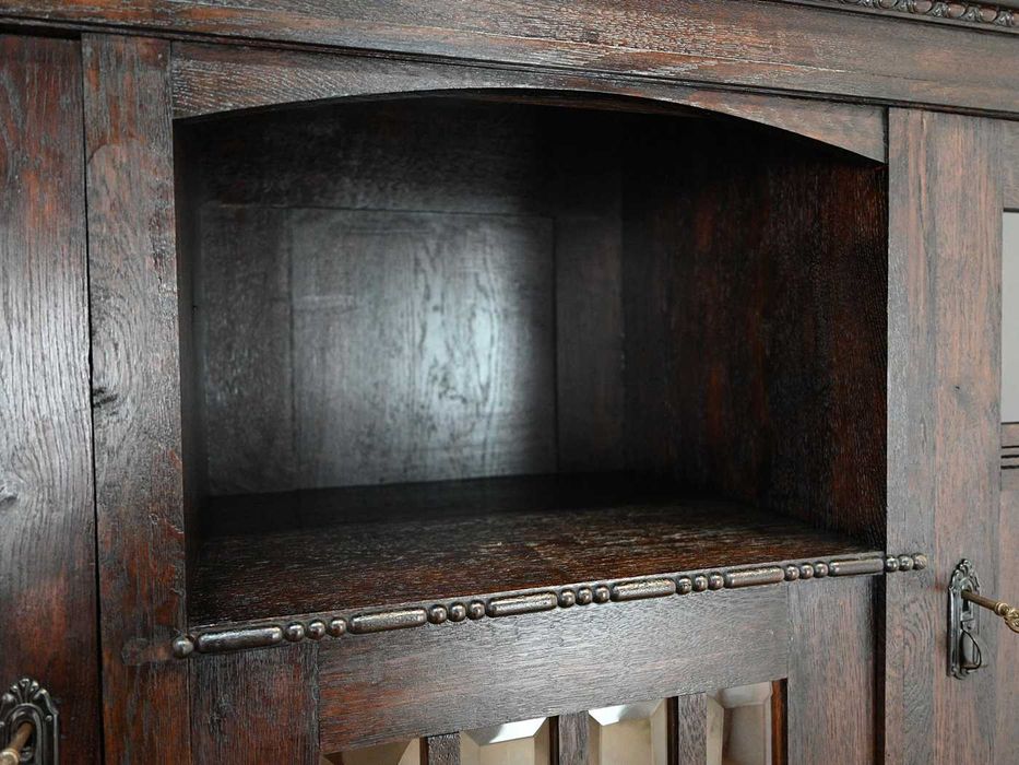 wysoki kredens międzywojenny lity dąb 072202