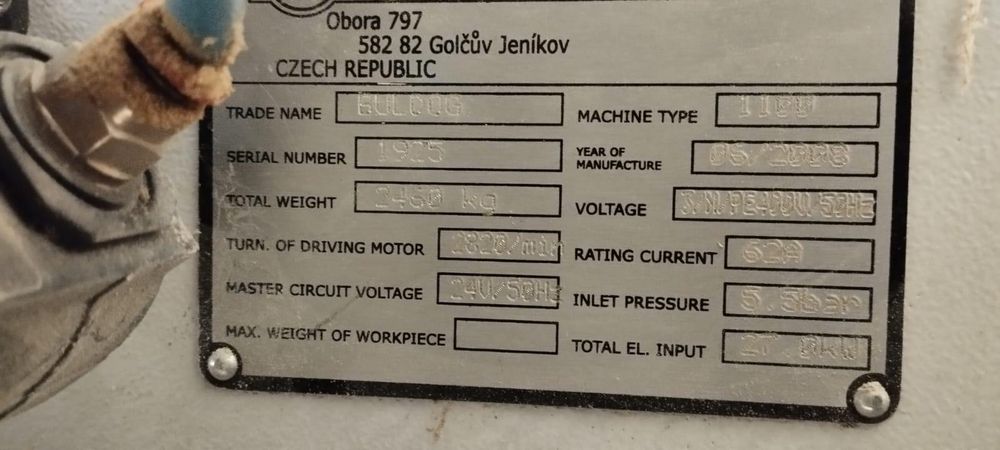 Szkifierka szerokotasmowa houfek buldog 1100 dwa agregaty trzewik