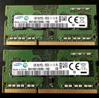 память 8 Гб (4+4) DDR3L-1600 Samsung SO-DIMM