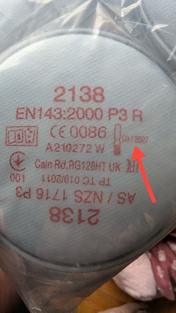 Фильтр угольные для респиратора 3M 2138 от пыли (Хороший Китай)