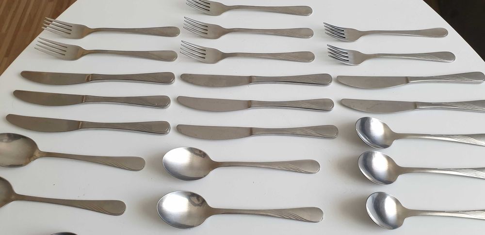 Starocie z Gdyni - Stare sztućce GERLACH zestaw 28szt.