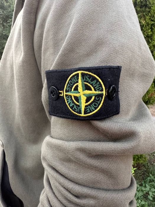 Хакі худі Stone Island чоловіча, нова з бірками