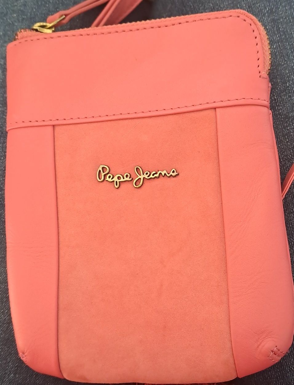 Mała torba na ramię Pepe Jeans skóra nowa z metką