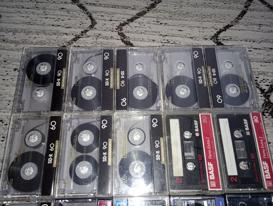 Zestaw kaset magnetofonowych